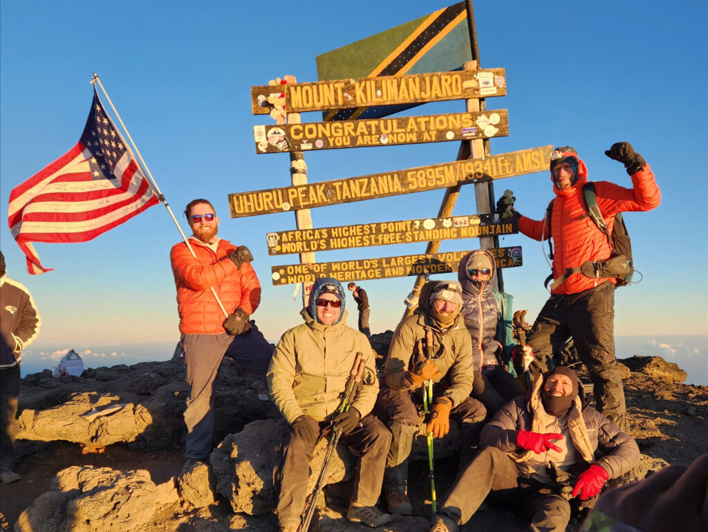 beyond the uniform veterans atop Kilimanjaro